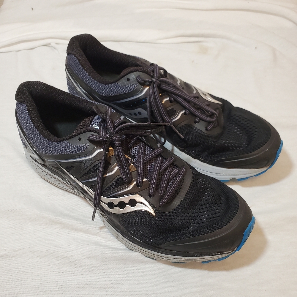 Saucony Omni 16 Everun Men's Black Gray S20370-4 Running Shoes US11